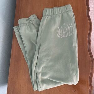 Like New - Green Hollister Sweatpants/Joggers